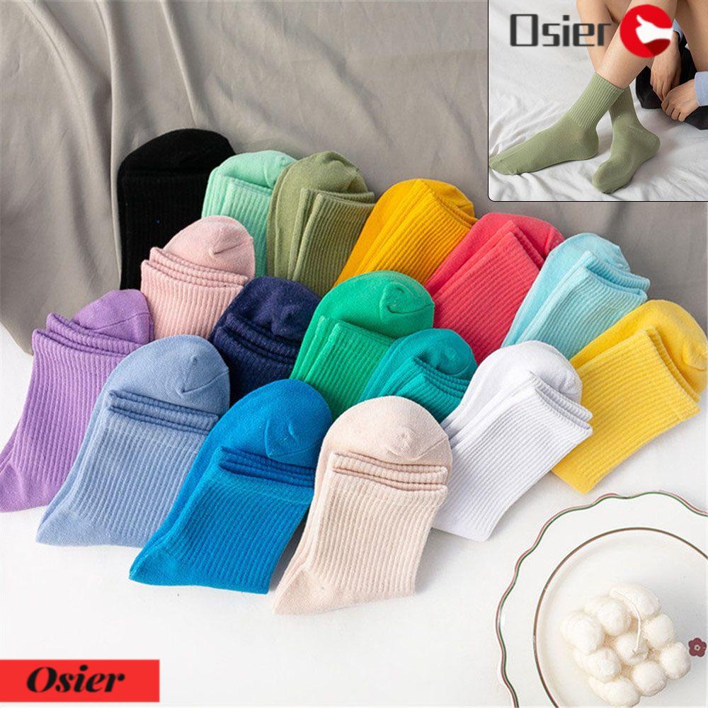 Vớ Thể Thao Bằng Cotton Màu Trơn Thoải Mái 1 Cái Cho Nữ