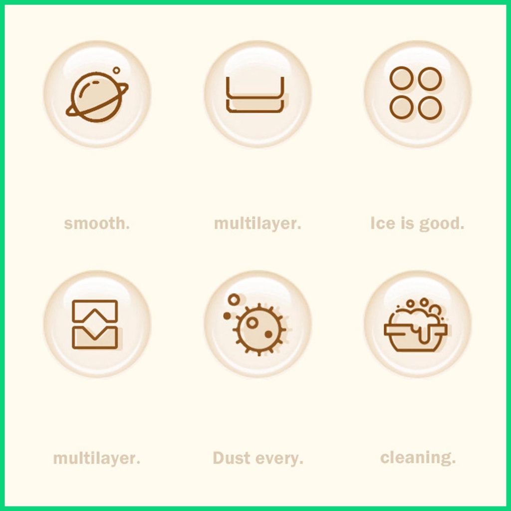 Khay Silicone Làm Đá Viên Có Nắp Đậy Và 32 Khối Lập Phương