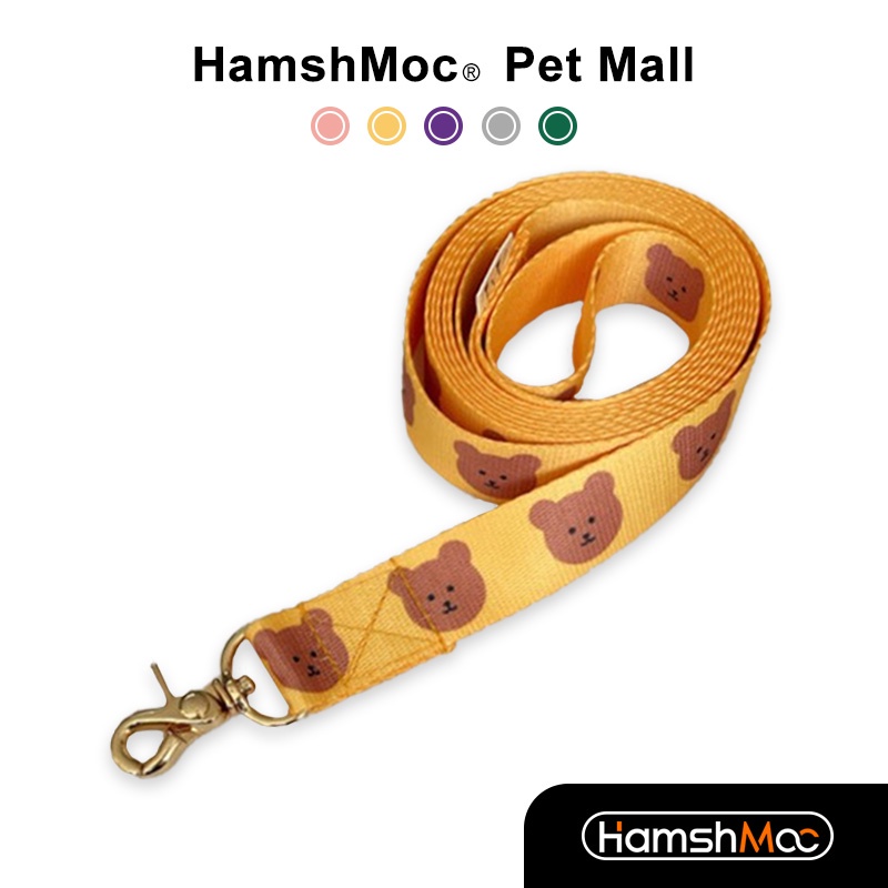 HamshMoc Dây Dắt Thú Cưng Đi Dạo Bằng Nylon Có Móc Mềm Gọn Nhẹ Bền Bỉ