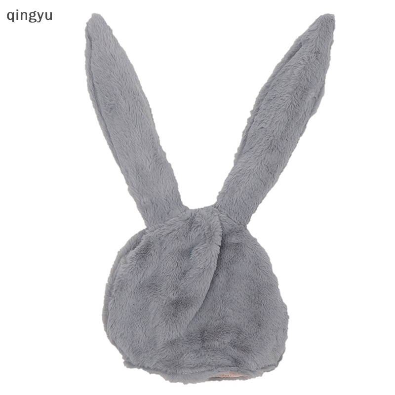 Mũ Tai Thỏ Bằng Vải Bông Giữ Ấm Tai Dễ Thương Dành Cho Bé Gái