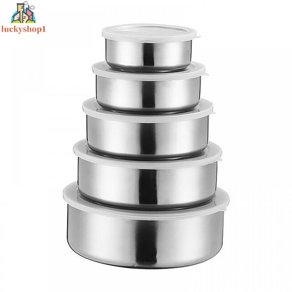 Hộp Đựng Thức Ăn Bằng Thép Không Gỉ Với Nắp Nhựa Trong Suốt Giữ Thức Ăn Tươi Và Ngon Của Bạn!