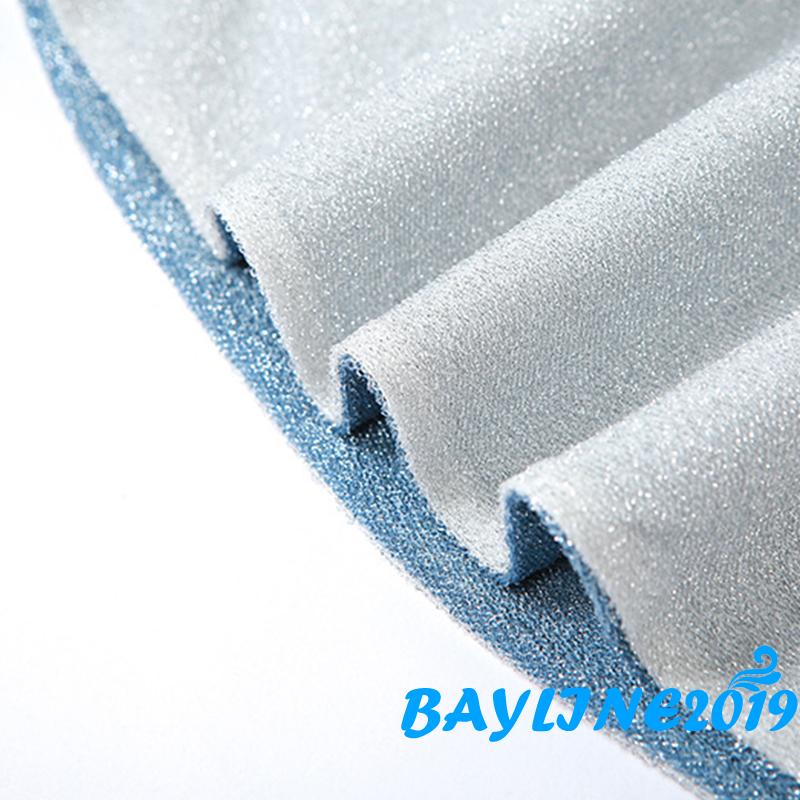 Set Áo Croptop 2 Dây + Khăn Choàng Cổ Hở Lưng Màu Sắc Tương Phản Sáng Bóng Thời Trang Mùa Hè Dành Cho Nữ