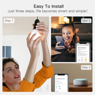 Smart Bluetooth Led Bulb Dimmable Light Lamp 9w E27 Tuya Bulbs Party Light Color Adjustable Dimmer Alexa Google Voice cloud1