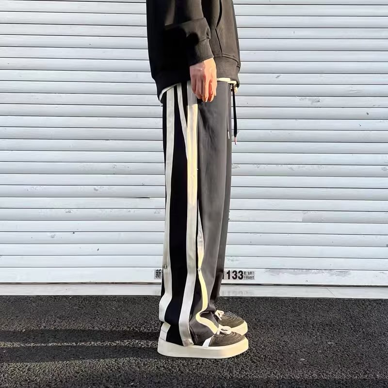 Quần Dài Thể Thao Ống Rộng Phong Cách Đường Phố Thời Trang Mùa Hè Dành Cho Nam