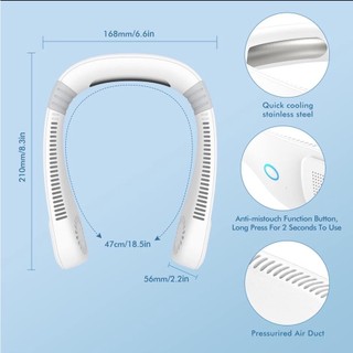 Quạt Đeo Cổ Tích Điện Mini LVN HEDGING