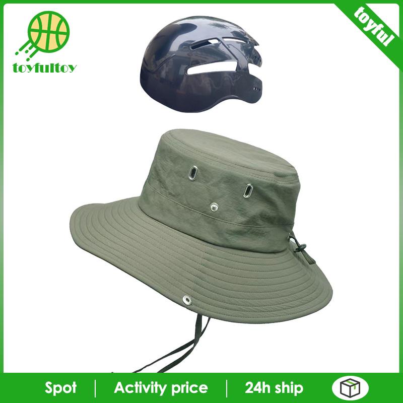 Mũ Bucket Chống Nắng Gấp Gọn Có Dây Đeo Thời Trang Mùa Hè