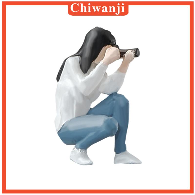 Mô Hình Cô Gái Chụp Hình Tỉ Lệ 1 / 64 Độc Đáo Sống Động