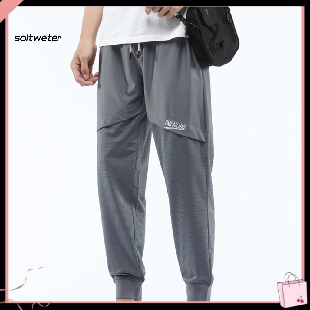 Quần Thể Thao Lưng Thun Phối Lưới Thoáng Khí Thời Trang Mùa Hè Cho Nam