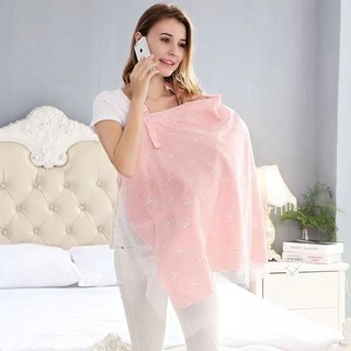  Khăn Choàng Cho Con Bú Kết Hợp Làm Chăn Và Màn Che Xe Đẩy Chống Muỗi Cho Mẹ Quan Sát Bé Tiện Lợi 