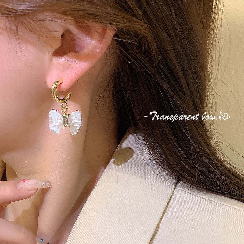 Khuyên Tai Hình Nơ Phong Cách Mới Dành Cho Bạn Nữ