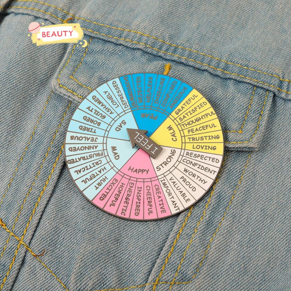 Ghim Cài Áo Tráng Men Hình Tâm Trạng Xã Hội Vui Nhộn