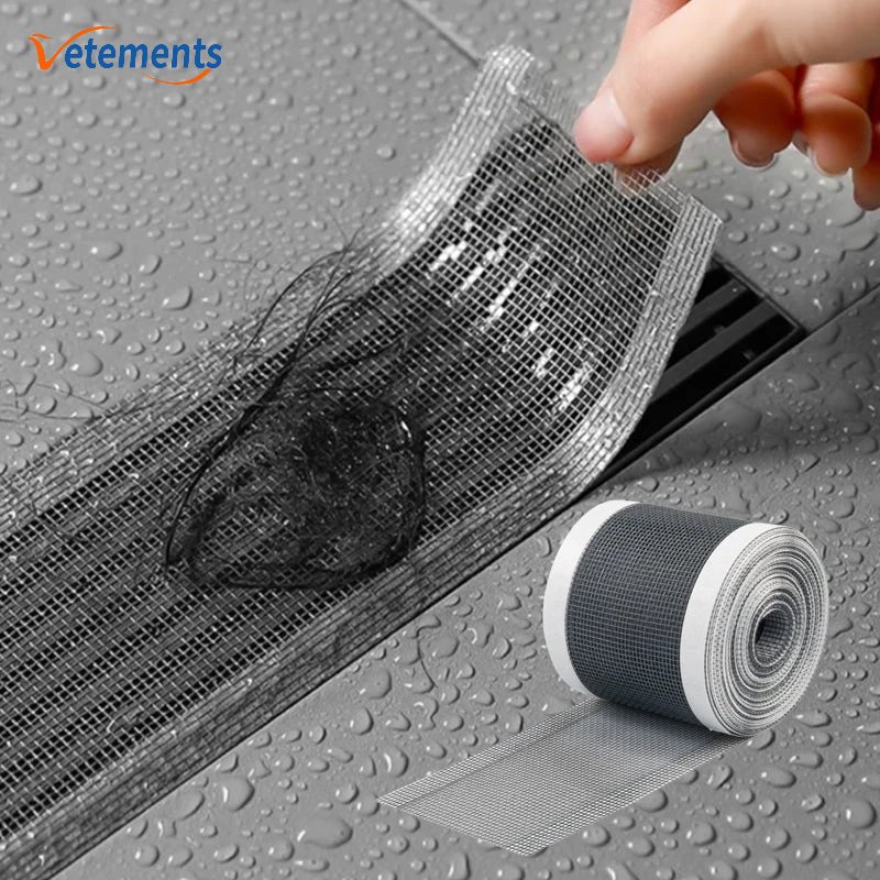 Miếng Dán Lọc Rác Bồn Rửa Chén / Cống Thoát Nước Nhà Bếp Hình Chữ Nhật 5m Tự Dính