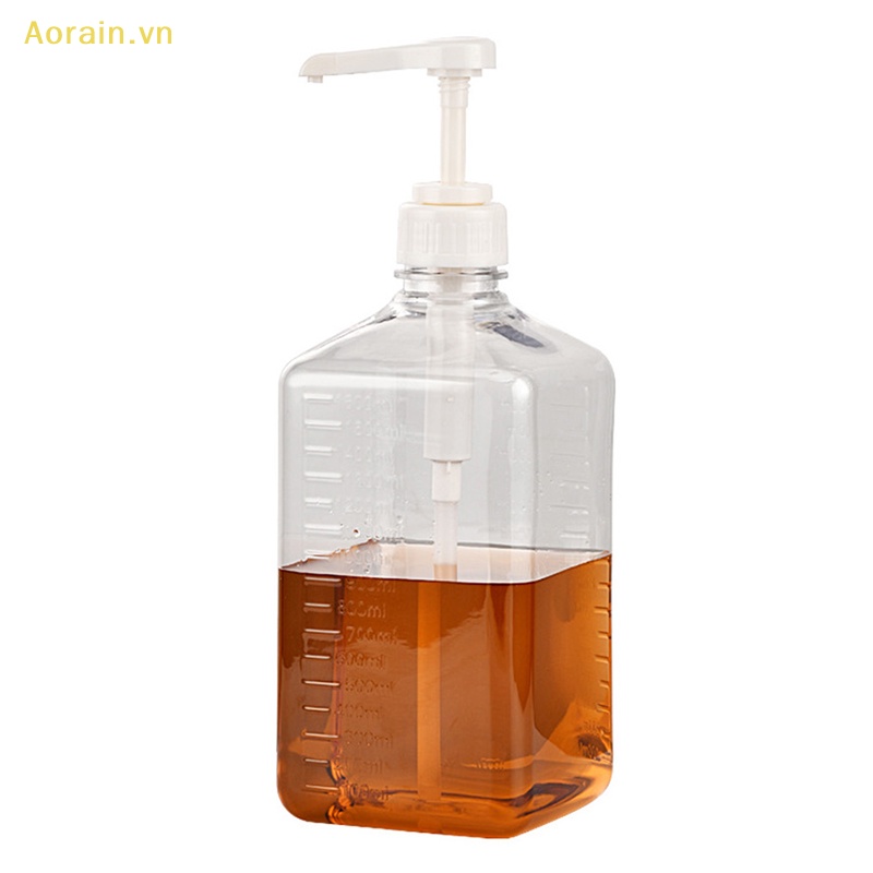 Bình Đựng Cà Phê / Nước Sốt Đa Năng Dung Tích 1600ml Kèm Vòi Bơm Tiện Dụng
