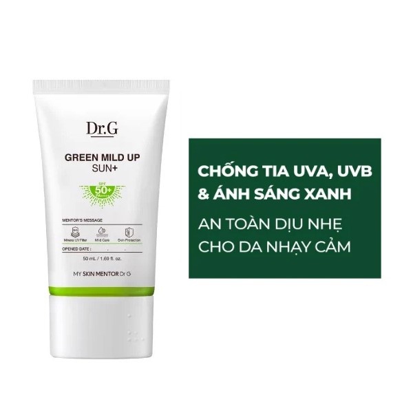 Kem chống nắng Dr.G Brightening/Green Mild Up Sun SPF50+