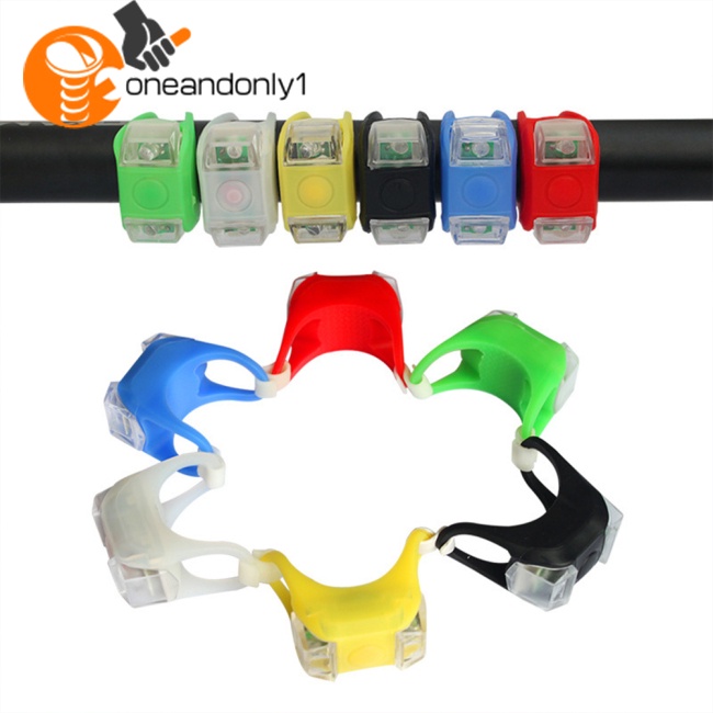 Đèn Led Silicone Cảnh Báo Hai Mắt Thế Hệ 6 An Toàn Dành Cho Xe Đạp