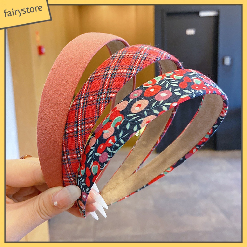 Bộ 3 Kẹp Tóc Chống Trượt Màu Trơn In Họa Tiết Hoa Xinh Xắn Dùng Hàng Ngày