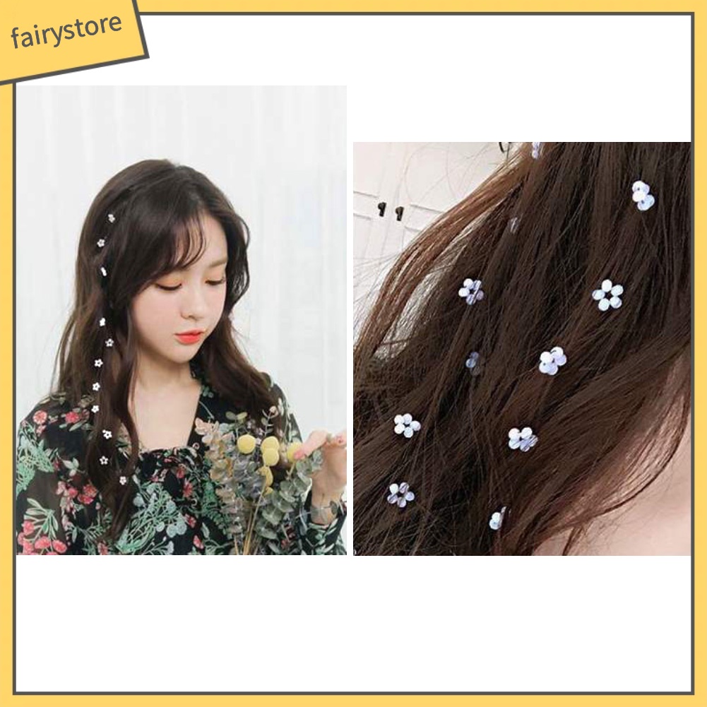 Lược Cài Tóc Vô Hình Họa Tiết Hoa Xinh Xắn Cho Nữ