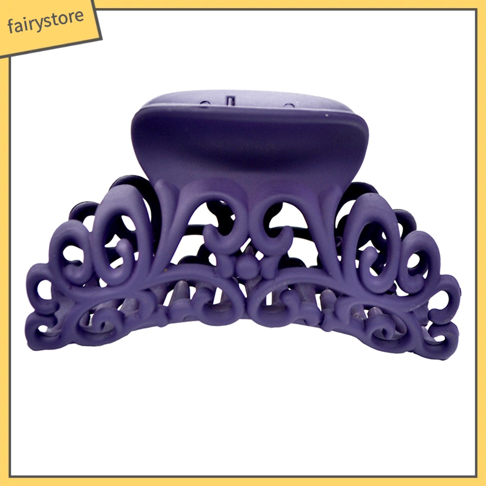 Kẹp Tóc Càng Cua Rỗng Bằng Nhựa Resin Màu Sắc Ngọt Ngào Cho Nữ