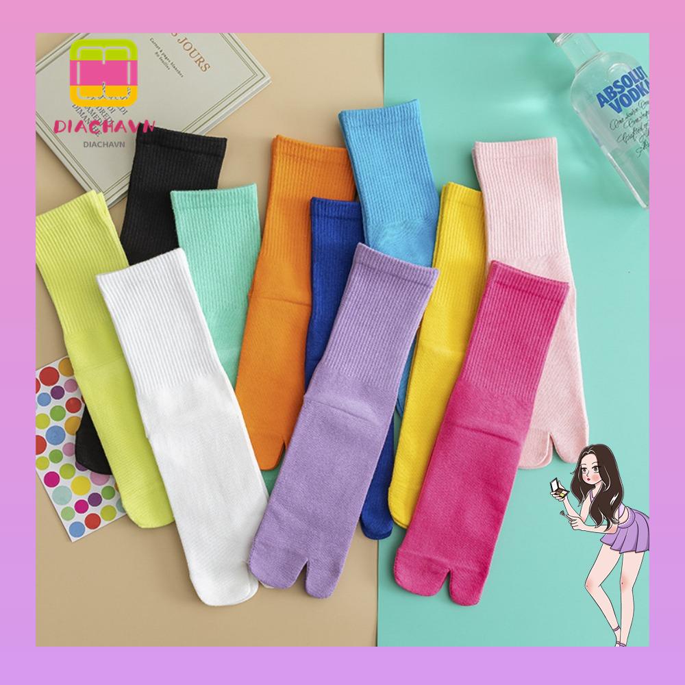 Vớ Cotton Xỏ Ngón Chất Lượng Cao Phong Cách Nhật Bản