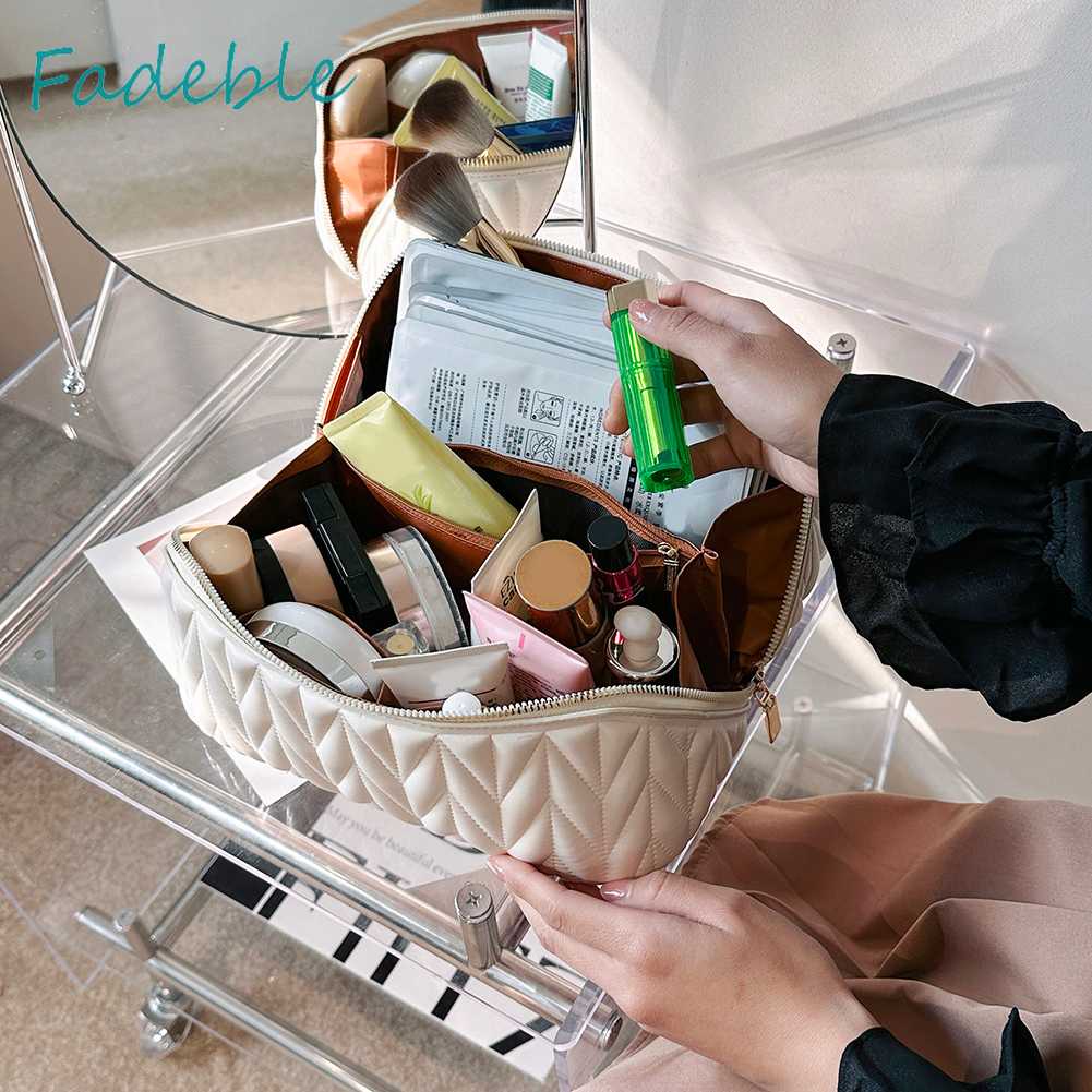 Pu Túi Đựng Mỹ Phẩm Sức Chứa Lớn Tiện Lợi Dễ Sử Dụng