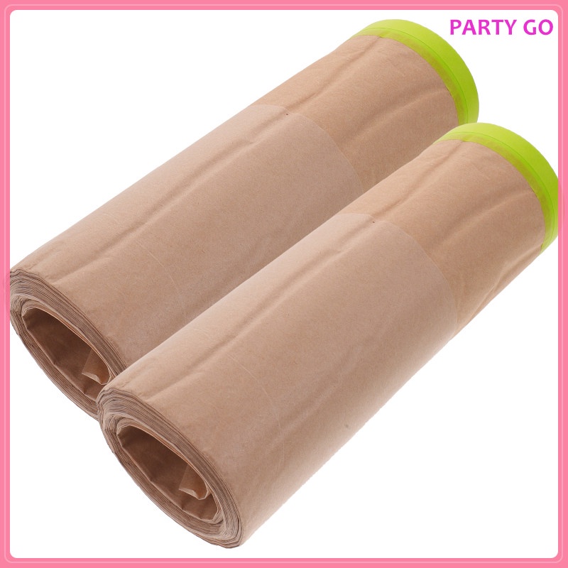 2 Cuộn Giấy Kraft Phủ Xe Hơi 19.5X6.5X6.5CM