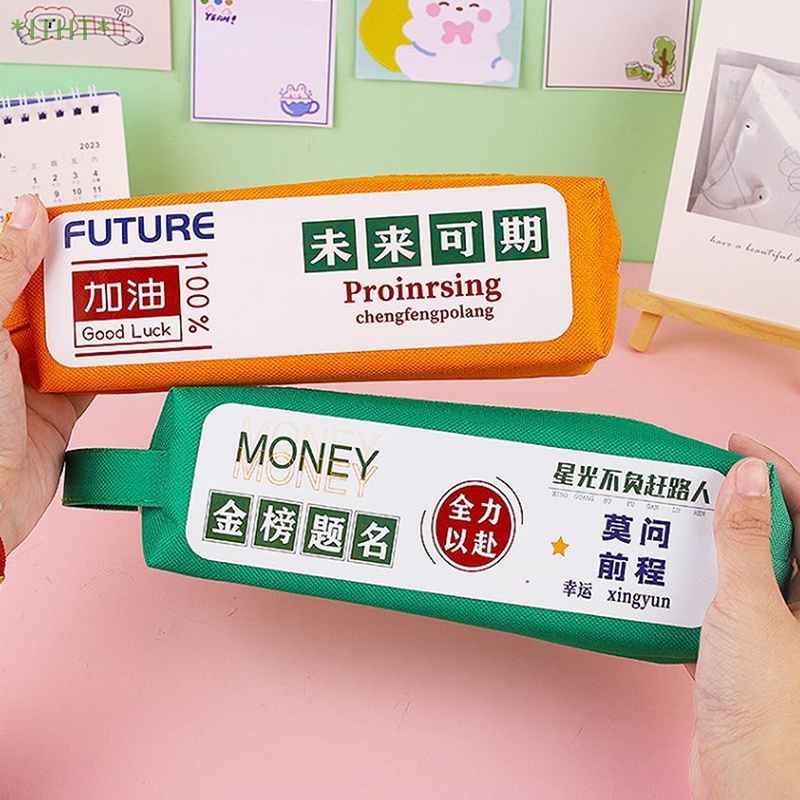 Túi Đựng Bút Có Khóa Kéo Dễ Thương Dành Cho Học Sinh Mới