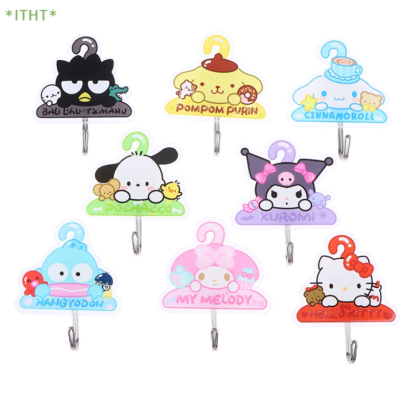 Itht &gt; Nhân Vật Hoạt Hình Kuromi Móc Treo Phòng Tắm Cinnamonroll Pochacco Không Đục Lỗ Mới