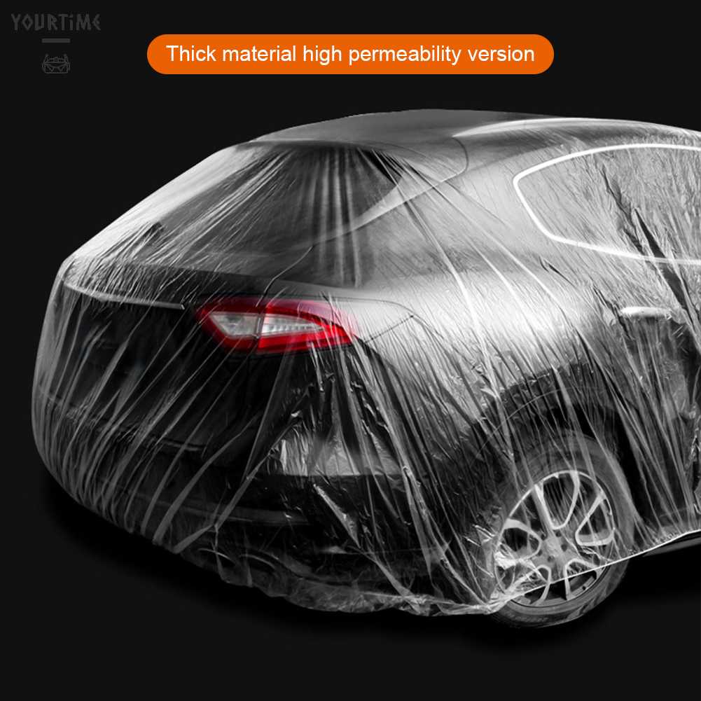 Tấm Bọc Bảo Vệ Xe Hơi Dùng Một Lần Chống Thấm Nước Tiện Dụng Cho Sedan SUV