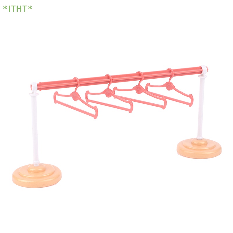 1 Bộ Móc Quần Áo Mini Bằng Nhựa Dễ Thương Mới