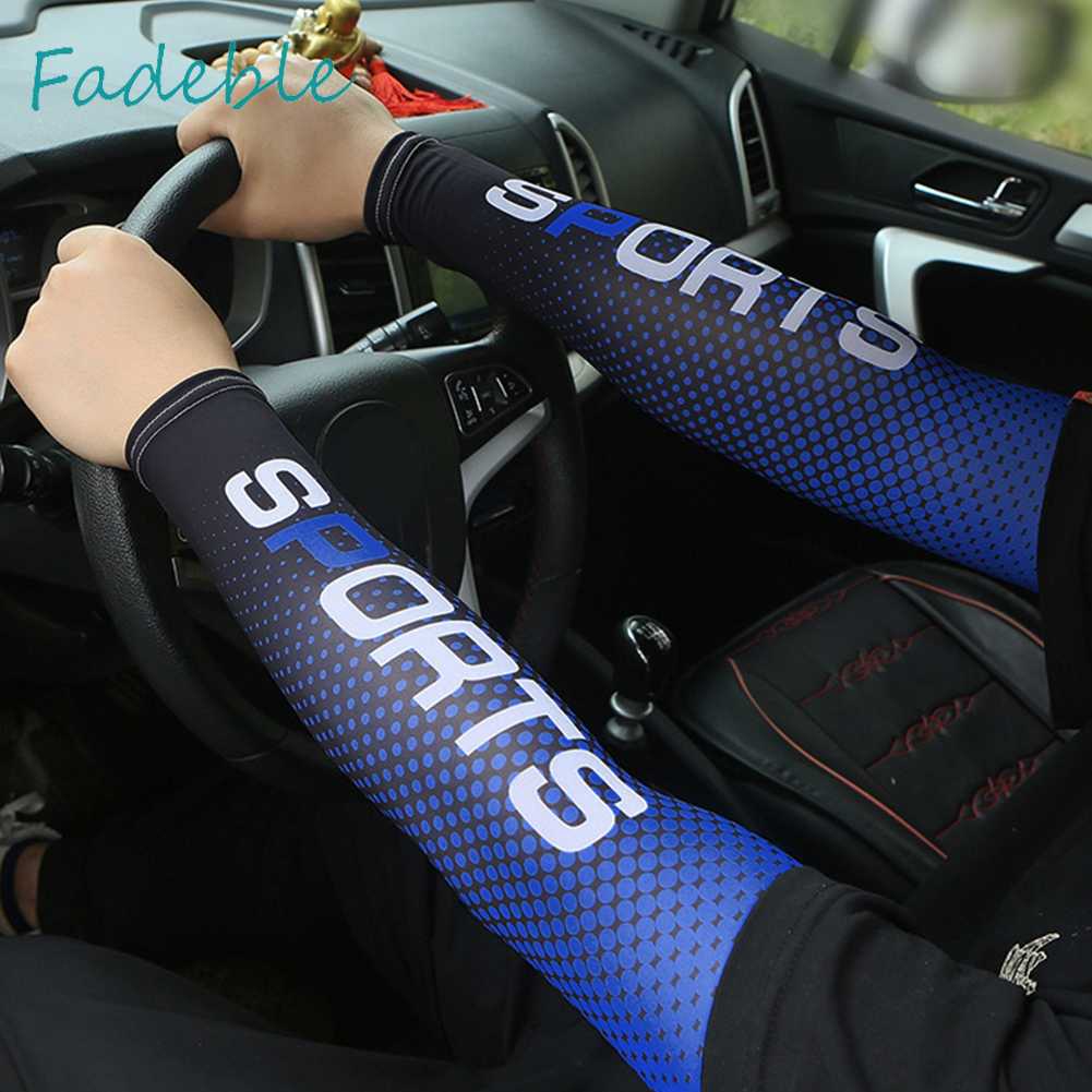 1 Cặp Vỏ Bọc Tay Áo Chống Nắng Dùng Chạy Xe Đạp Tiện Dụng