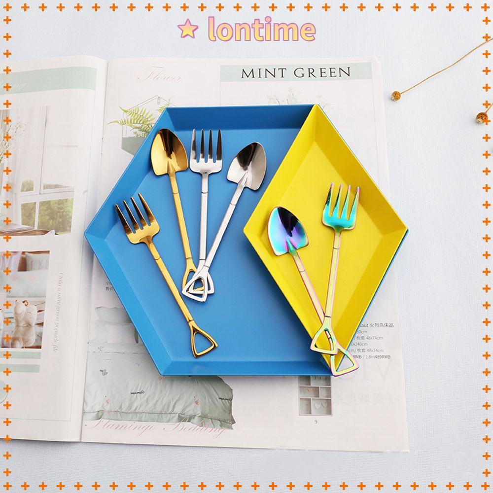 Muỗng Inox Cán Dài Nhiều Màu Sắc