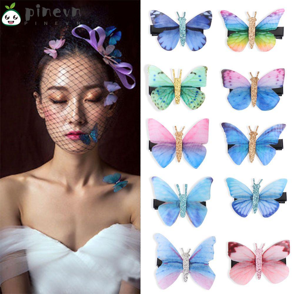 Set 2 Kẹp Tóc Hình Bướm Xinh Xắn