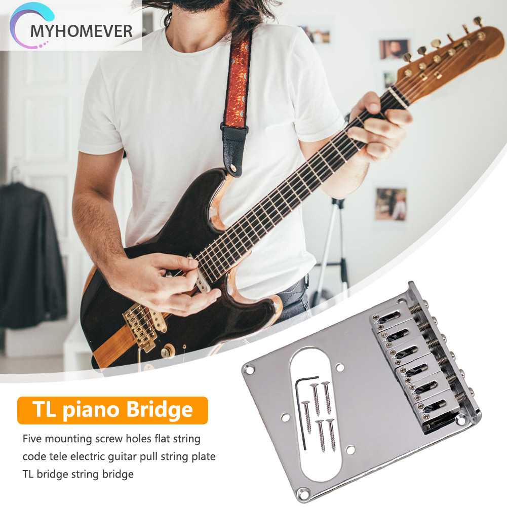1 Set 6 Ngựa Đàn Guitar Điện Telecaster TL