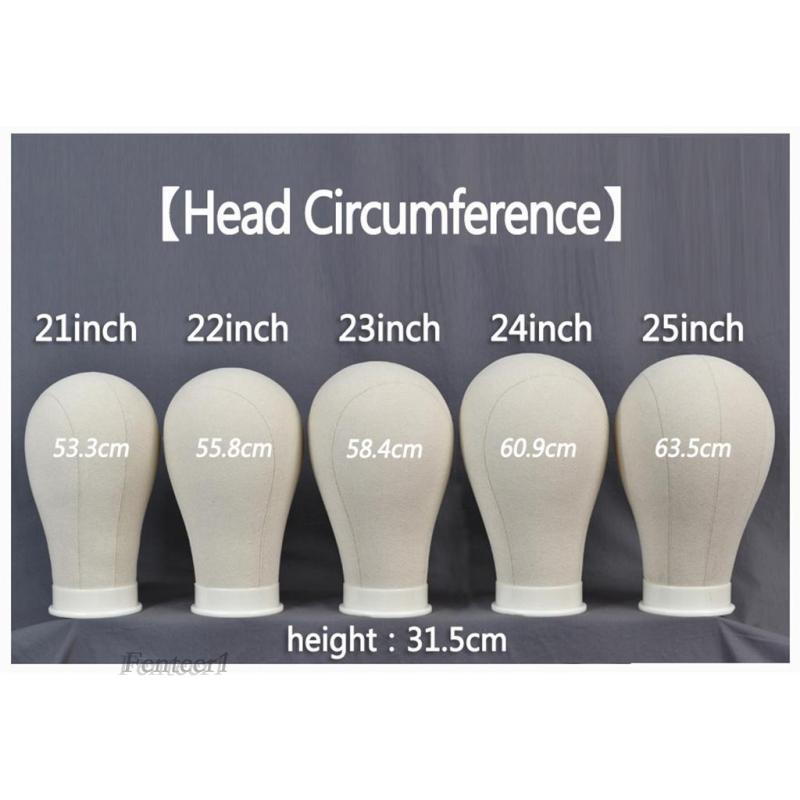 [Fenteer1] Đầu Ma Nơ Canh Vải Canvas Làm / Khô / Tạo Kiểu Tóc 21inch