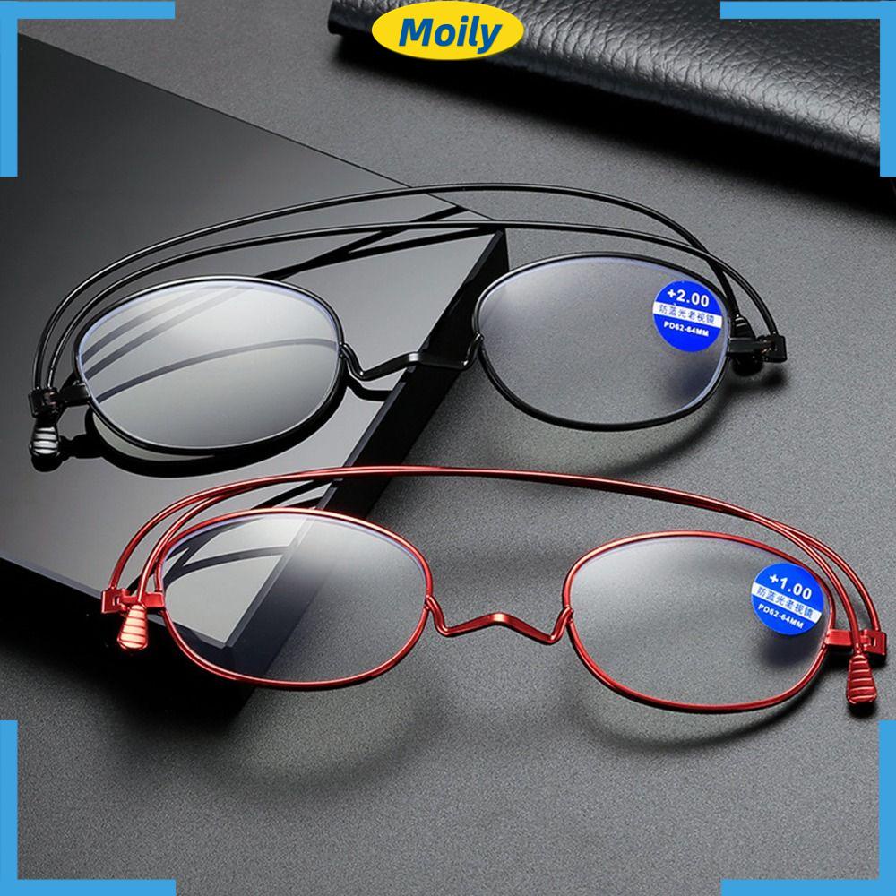 MOILYVN Kính Đọc Sách Gọng Siêu Nhẹ Phong Cách Vintage