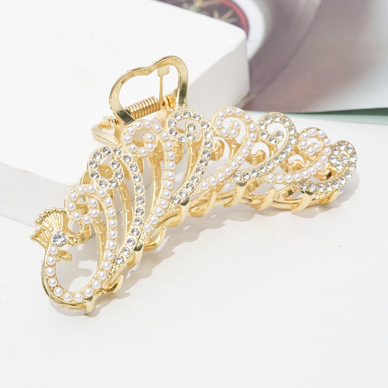 Kẹp Tóc Kim Loại Hình Cá Mập Thời Trang Cho Nữ