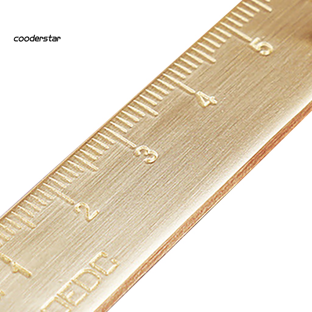 Móc Khóa Hình Thước Nhỏ Bằng Kim Loại Đồng Cho Balo