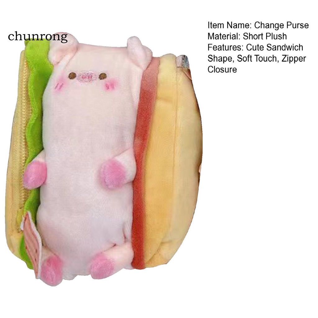 Cr Túi Đựng Điện Thoại Hình Bánh Sandwich Nhiều Màu Sắc