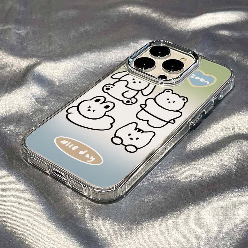 ✅Ốp Điện Thoại Mềm Chống Sốc In Hình Động Vật Hoạt Hình Cho Iphone max14pro 11plus / 7 8iPhone12 Apple 13ins