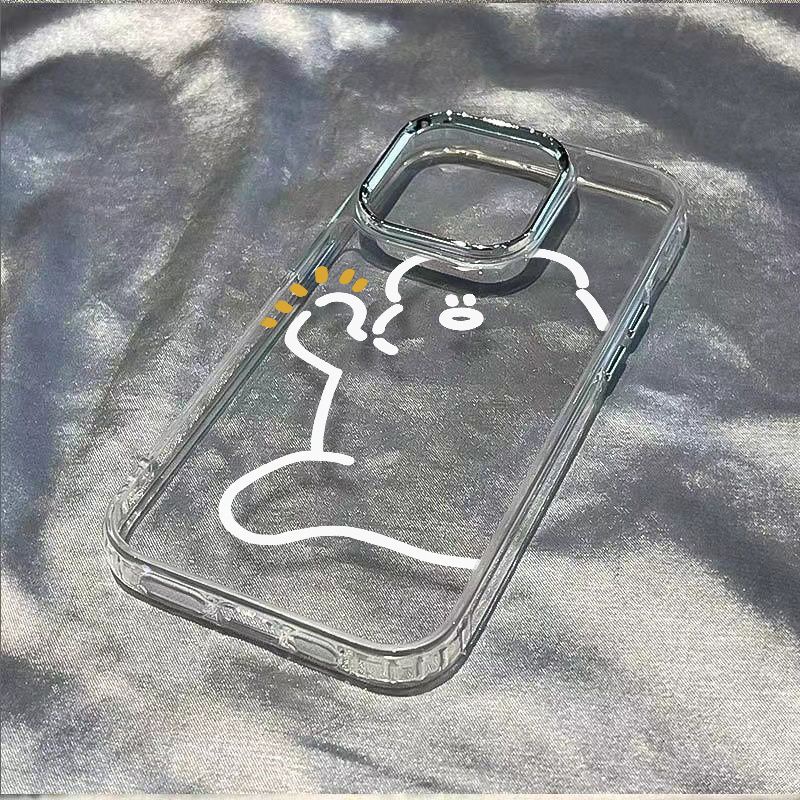 ✅Ốp Điện Thoại Mềm Chống Sốc In Hình Gấu Mập Cho Iphone 11 max13 12Plus 8 14pro 7