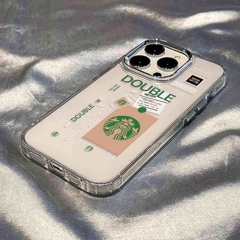 ✅Ốp Điện Thoại Dẻo Họa Tiết Starbucks Độc Đáo Chống Sốc Cho Iphone14Pro / 811In Style iPhone12 Simple 7max Apple 13 8R0Y