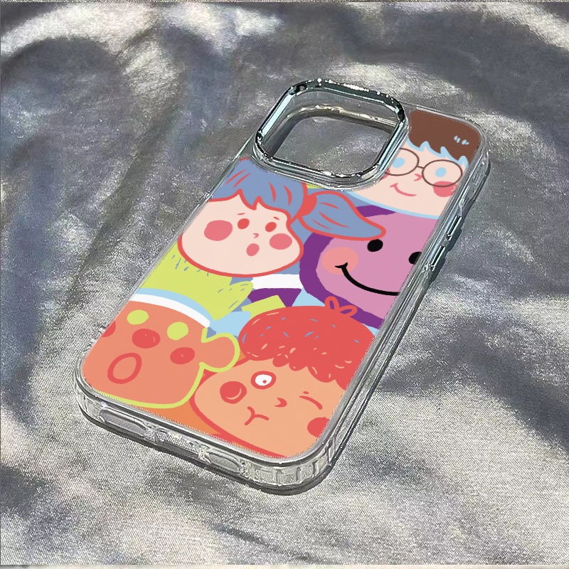 ✅Ốp Điện Thoại Dẻo Họa Tiết Phong Cách Graffiti Đơn Giản Chống Sốc Cho Iphone1213 814pro 11In Style 7plus