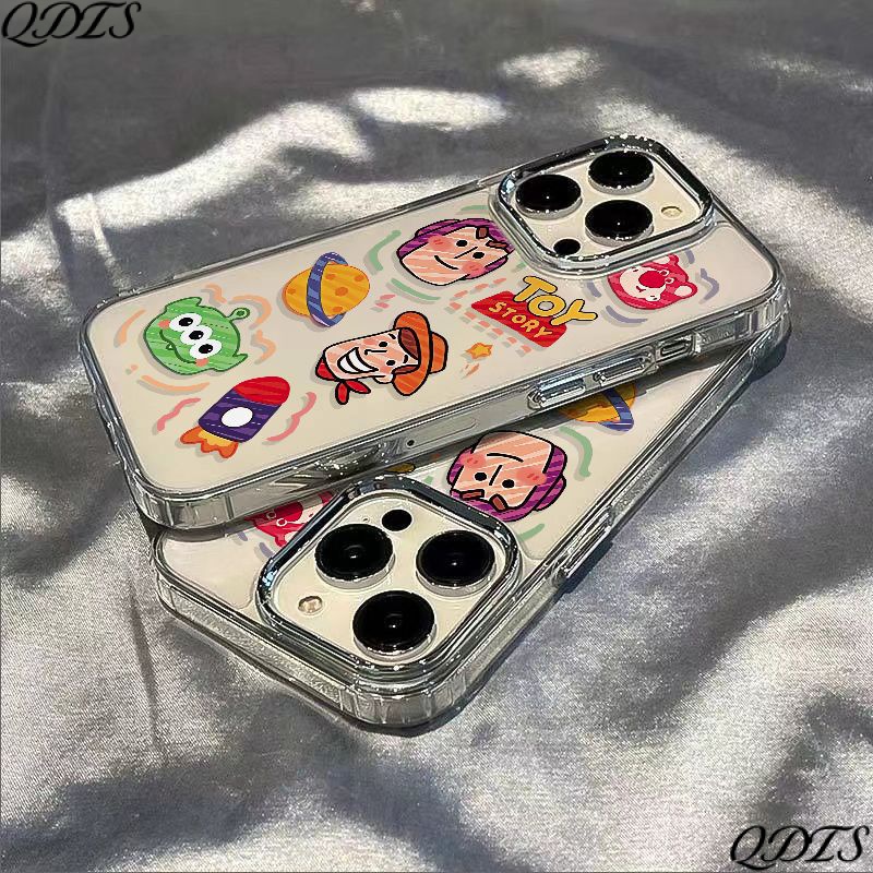 ✅Ốp Điện Thoại Dẻo Họa Tiết Hoạt Hình Toy COYQ Dễ Thương Chống Sốc Cho Iphone12 Apple 8 13 7 11 / 14pro