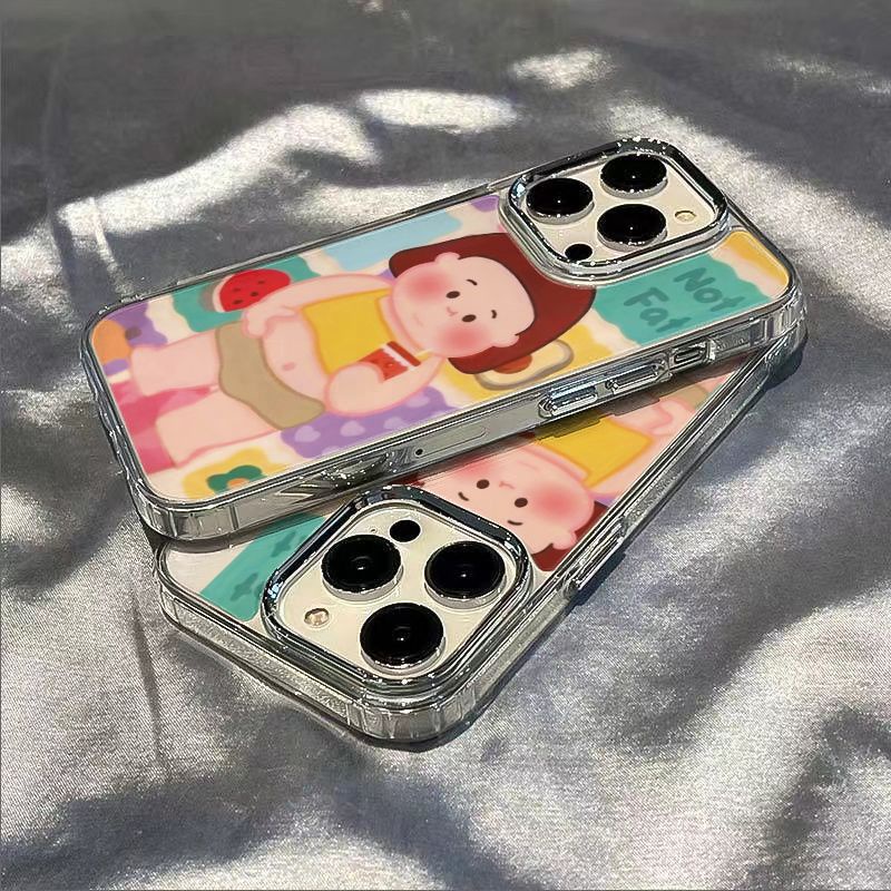 ✅Ốp Điện Thoại Mềm Chống Sốc Hình Cô Gái 8In Style 7 Fat Cho Iphone 11max 14Promax 12 / 13xs B6NF