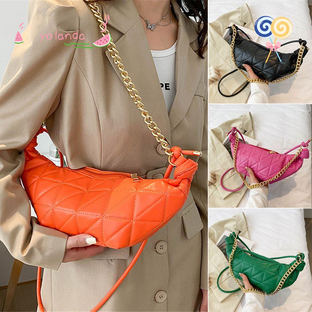 Túi Da PU Đeo Chéo Ngực Thiết Kế Nhỏ Gọn