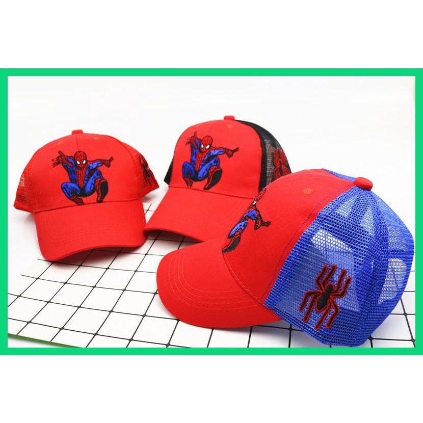 Mũ Lưỡi Trai Phối Lưới Họa Tiết Hoạt Hình Đơn Giản Thời Trang Mùa Hè Cho Bé