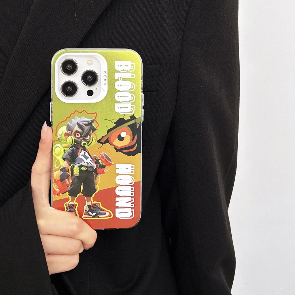 Ốp Điện Thoại tpu Mềm Chống Sốc Hai Mặt Trong Suốt Họa Tiết Hoạt Hình Cho iPhone 13 12 PRO MAX 14 Plus