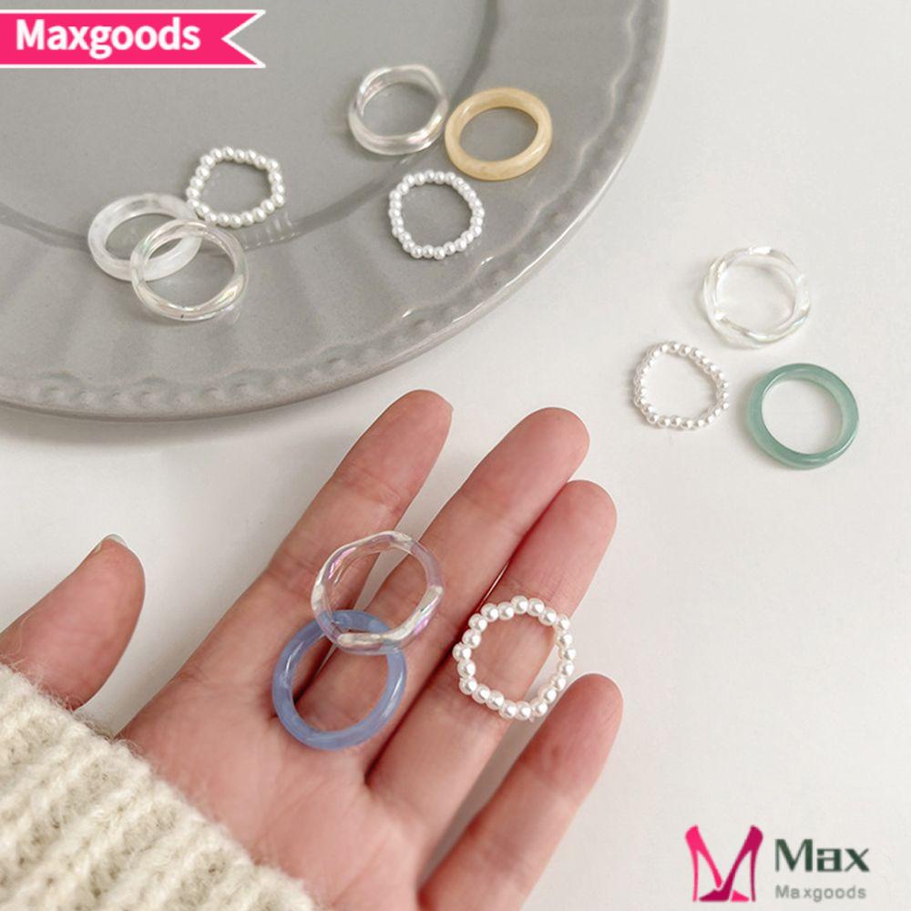 Bộ 3 Nhẫn Resin Thời Trang Sang Trọng