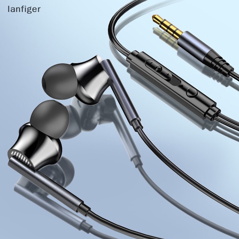 Tai Nghe Nhét Tai Lanf Hifi Có Dây Kèm Mic Chống Ồn Cho Điện Thoại