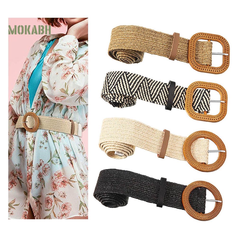 Thắt Lưng Dây Bện Phong Cách Bohemian Cổ Điển Mùa Hè Cho Nữ